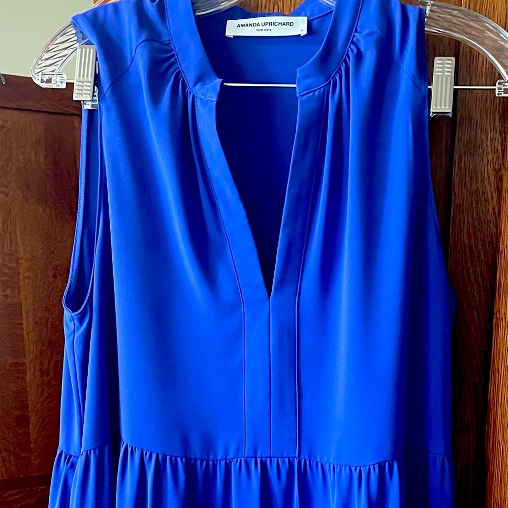 Amanda Uprichard blue mini dress